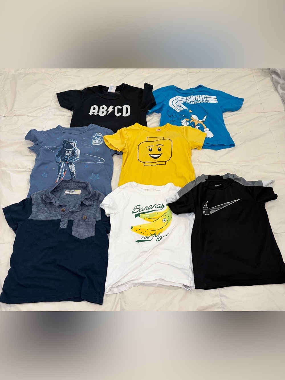 Gap H&M Nike | toddler boy tshirt bundle lot - 7 pieces size 4& 5T